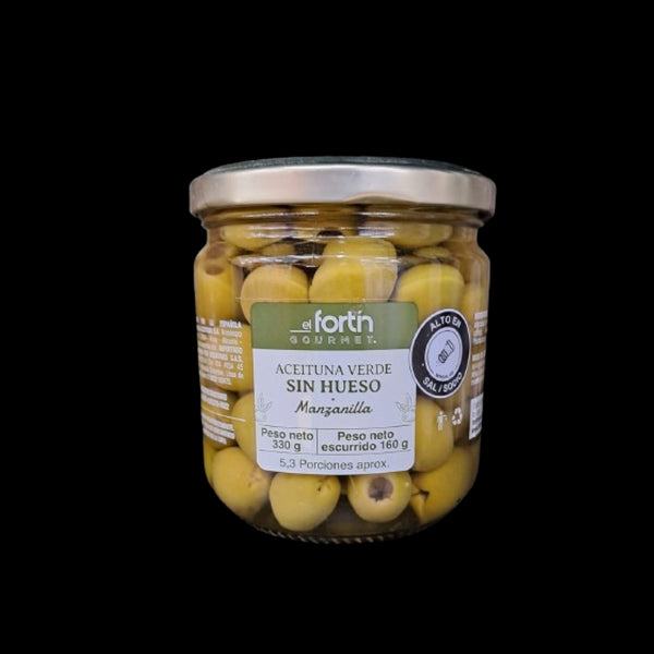 ACEITUNA FORTIN 330G VERDE SIN HUESO